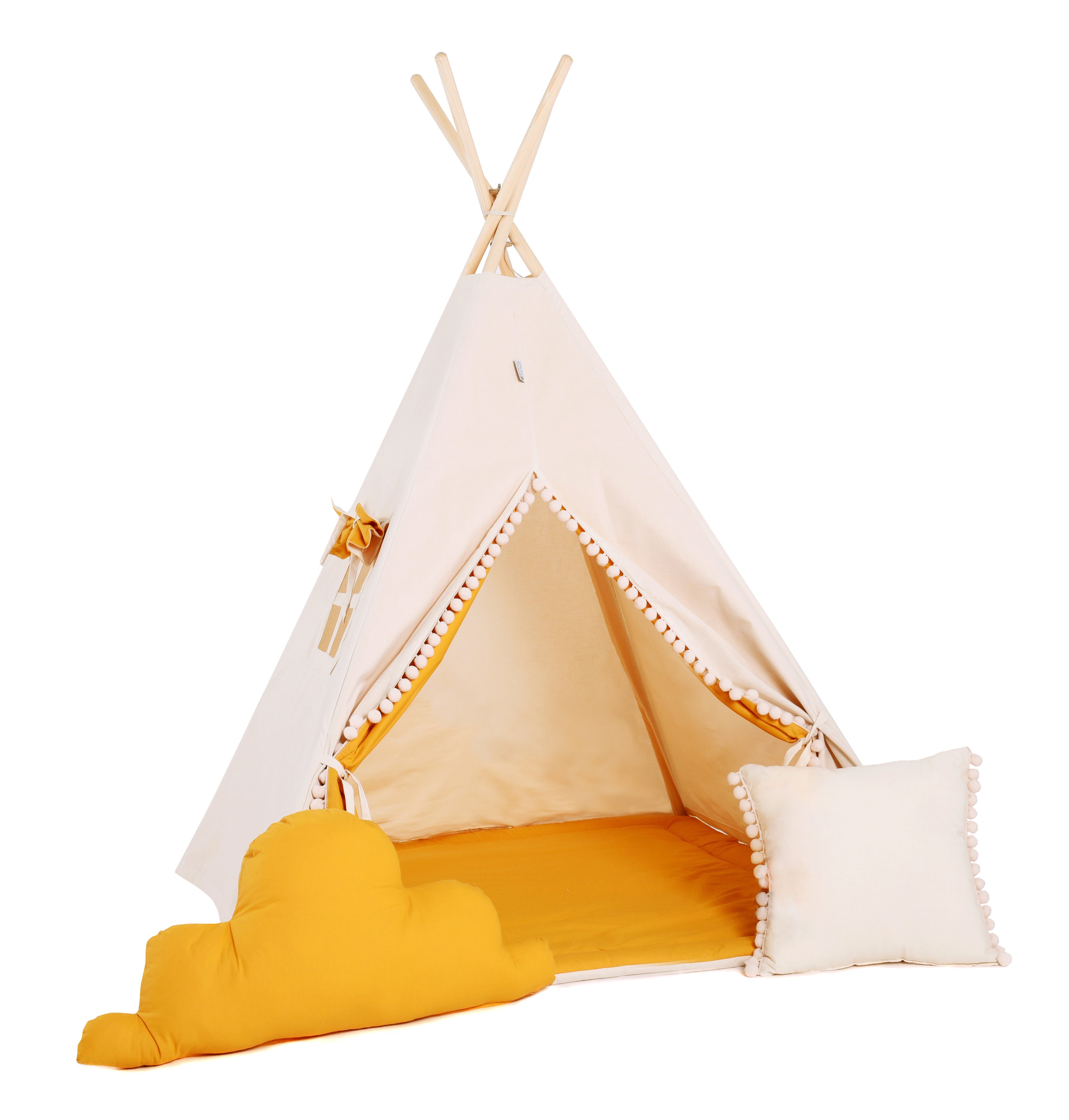 Mustard Teepee Tent | Teepee Mustard | Kids Teepee | Teepee Tent for Kids | Teepee Tent for Babies & Toddlers | Mustard Tent | Kids Teepee Tent | Teepee Tent for Boys & Girls |