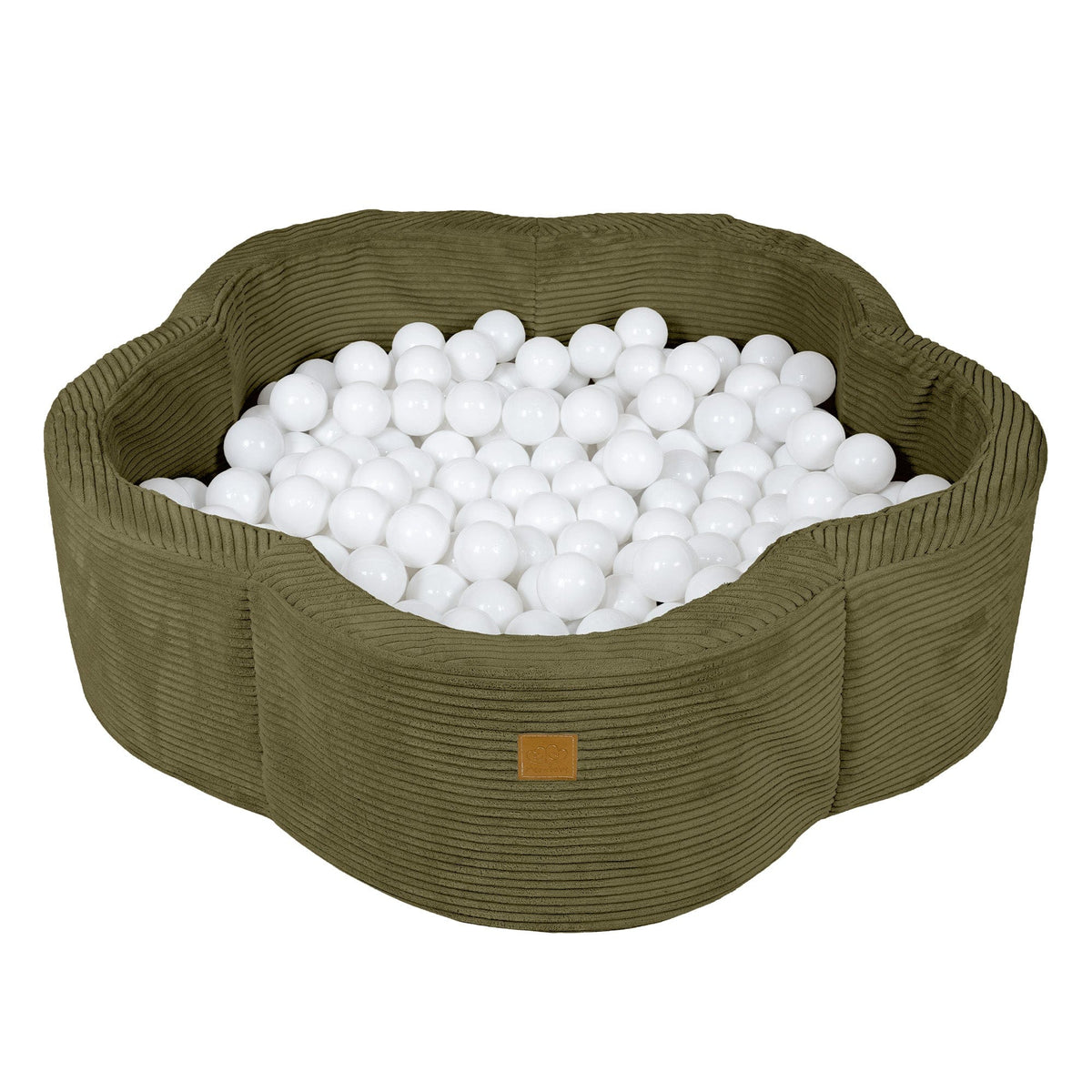 Meowbaby Aesthetic Khaki Flower – Ball Pit for Children | Optional Balls