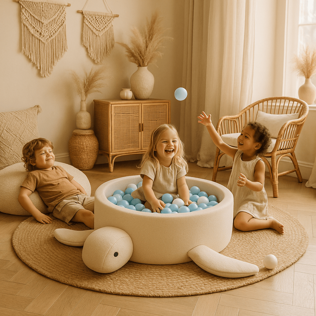 Meowbaby Turtle Ball Pit for Children – Balls to Choose | Boucle