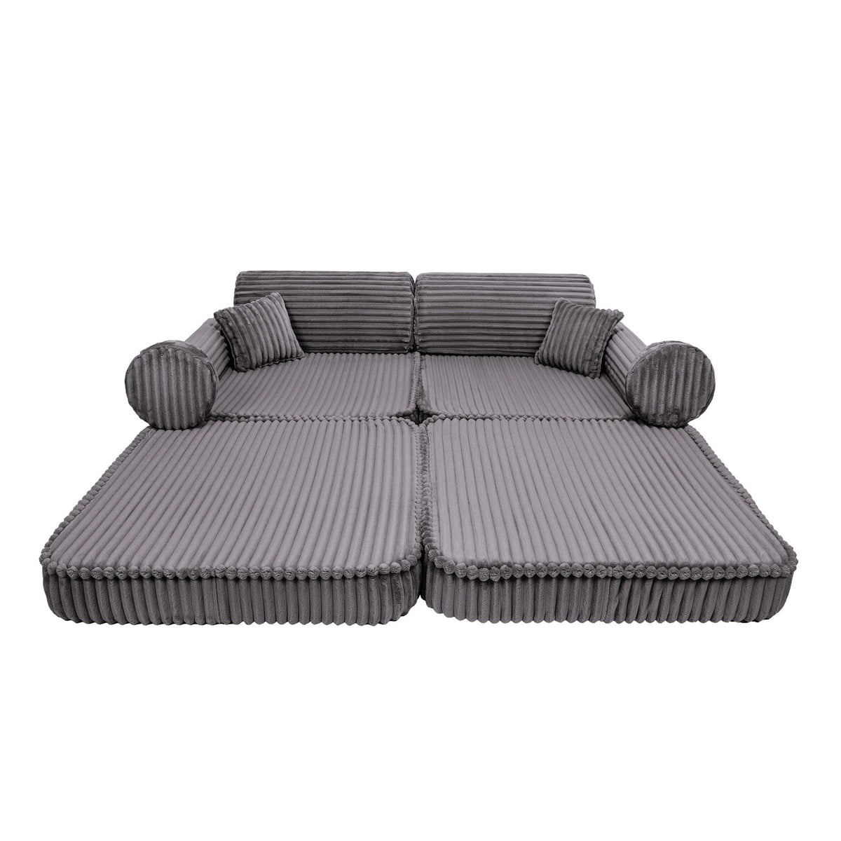 Meowbaby Kids Play Sofa - Modular Play Couch | 10 Pieces | Churros