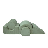 MeowBaby Aesthetic Kids Foam Climbing Blocks - Baby Soft Play Set | 5 Elements