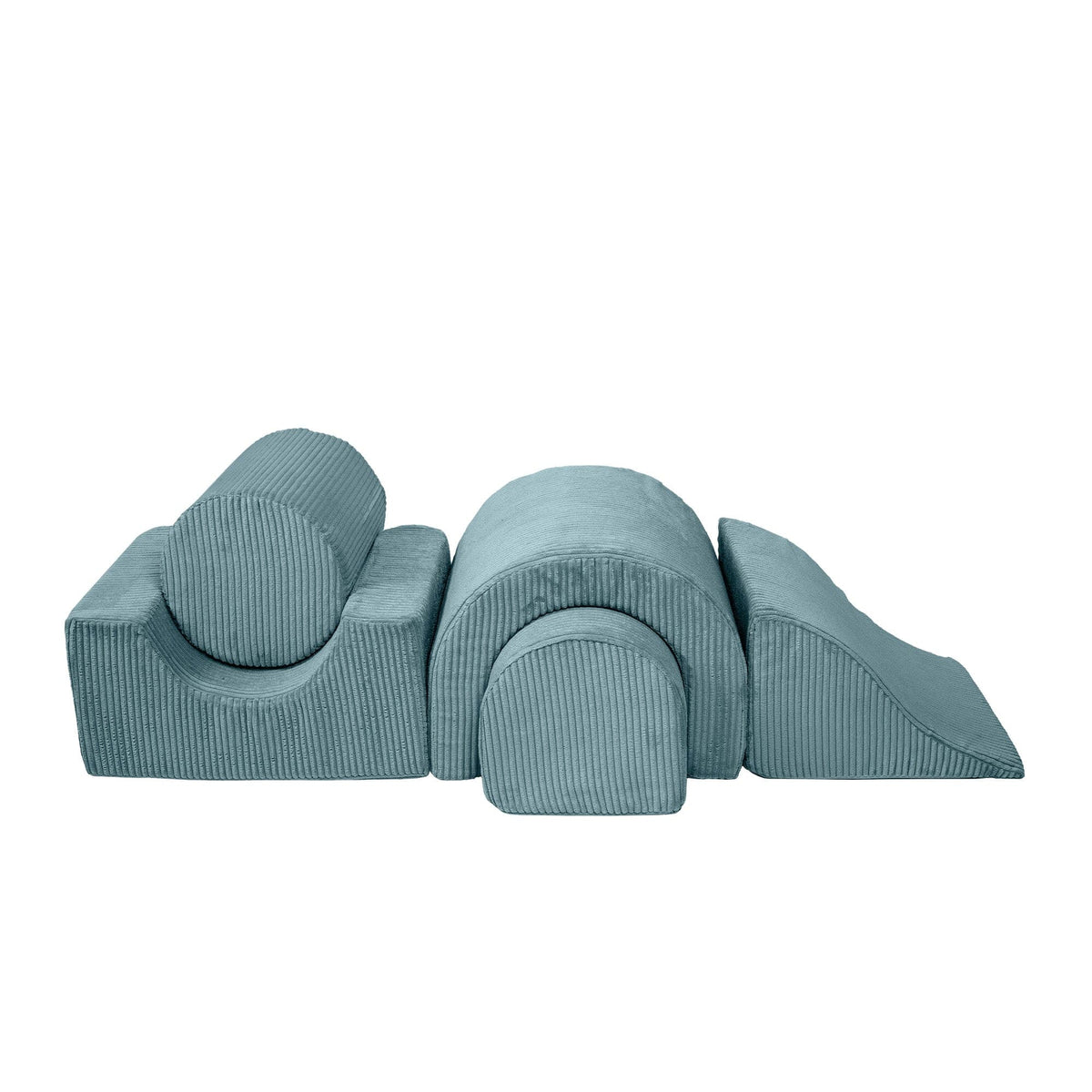 MeowBaby Aesthetic Kids Foam Climbing Blocks - Baby Soft Play Set | 5 Elements