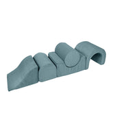 MeowBaby Aesthetic Kids Foam Climbing Blocks - Baby Soft Play Set | 5 Elements