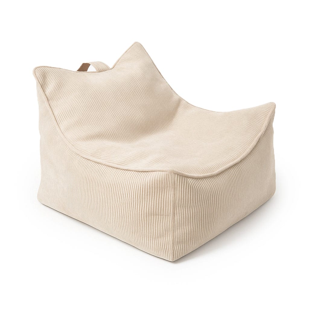 Bean Bag for Kids | Meowbaby Sako Bag | Slimcord bean bag for kids | Meowbaby bean bag | kids bean bag | cream bean bag for children |