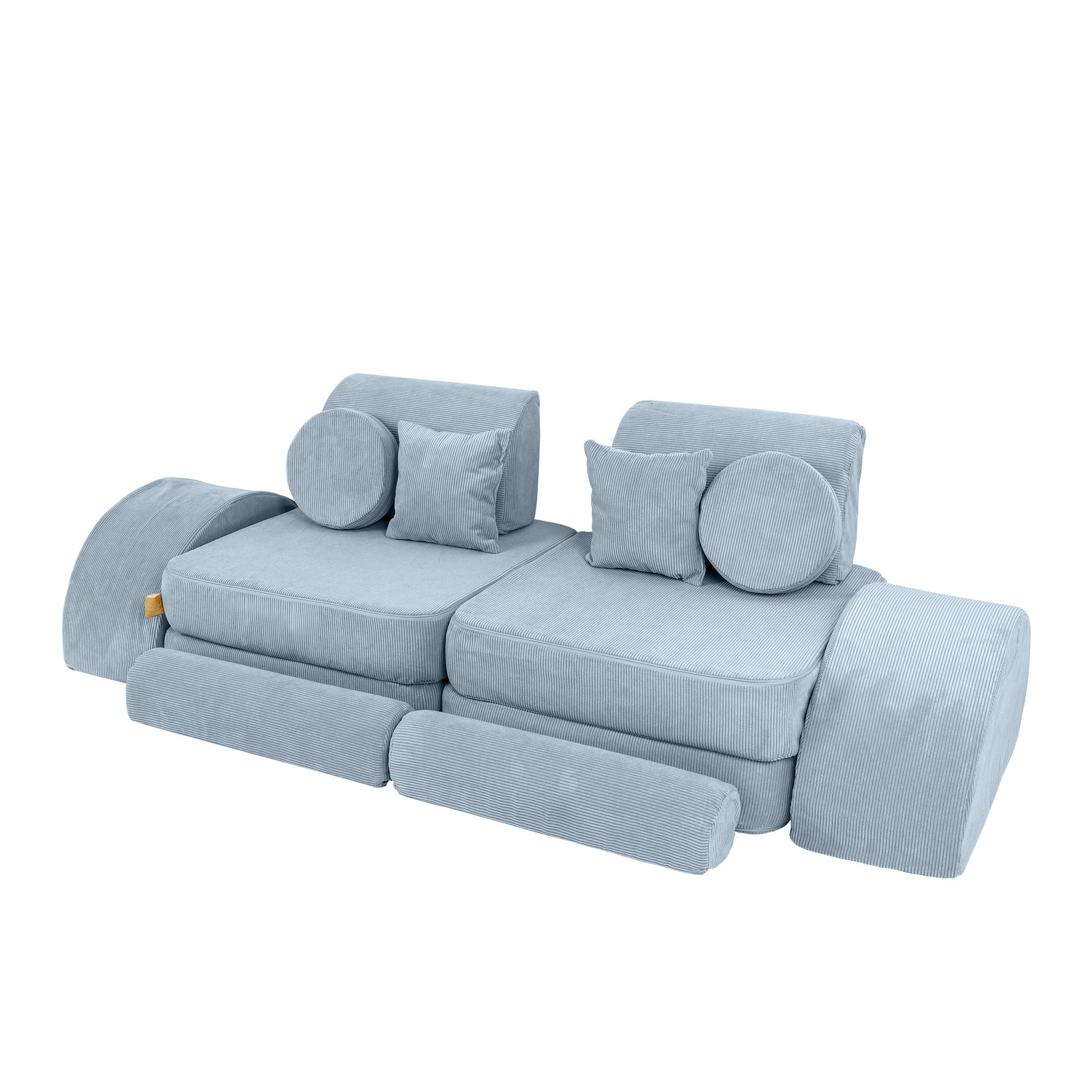 MeowBaby Slimcord Kids Play Sofa Max | Modular Play Sofa for Children