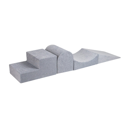 Grey Soft Play Set | MeowBaby Grey Soft Play 4 Elements |