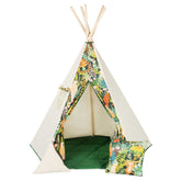 Jungle Teepee Tent | Teepee JUNGLE | Kids Teepee | Teepee Tent for Kids | Teepee Tent for Babies & Toddlers | Jungle Tent | Kids Teepee Tent | Teepee Tent for Boys & Girls | 