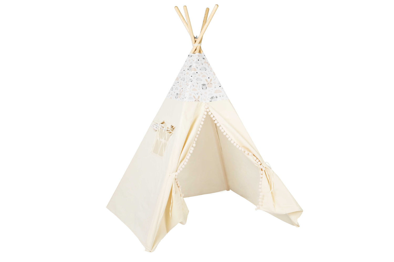 Kids Tipi Tent - Bunnies &amp; Owls