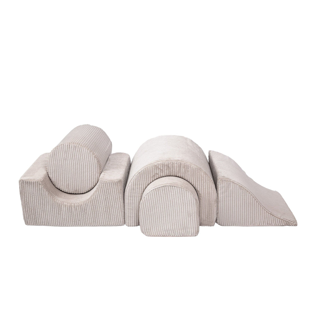 MeowBaby Aesthetic Kids Foam Climbing Blocks - Baby Soft Play Set | 5 Elements