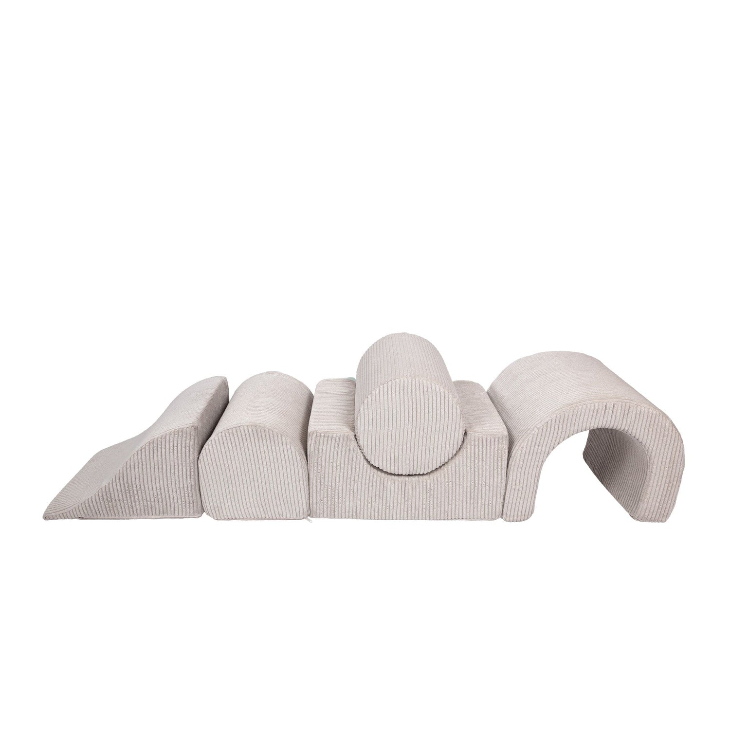 MeowBaby Aesthetic Kids Foam Climbing Blocks - Baby Soft Play Set | 5 Elements