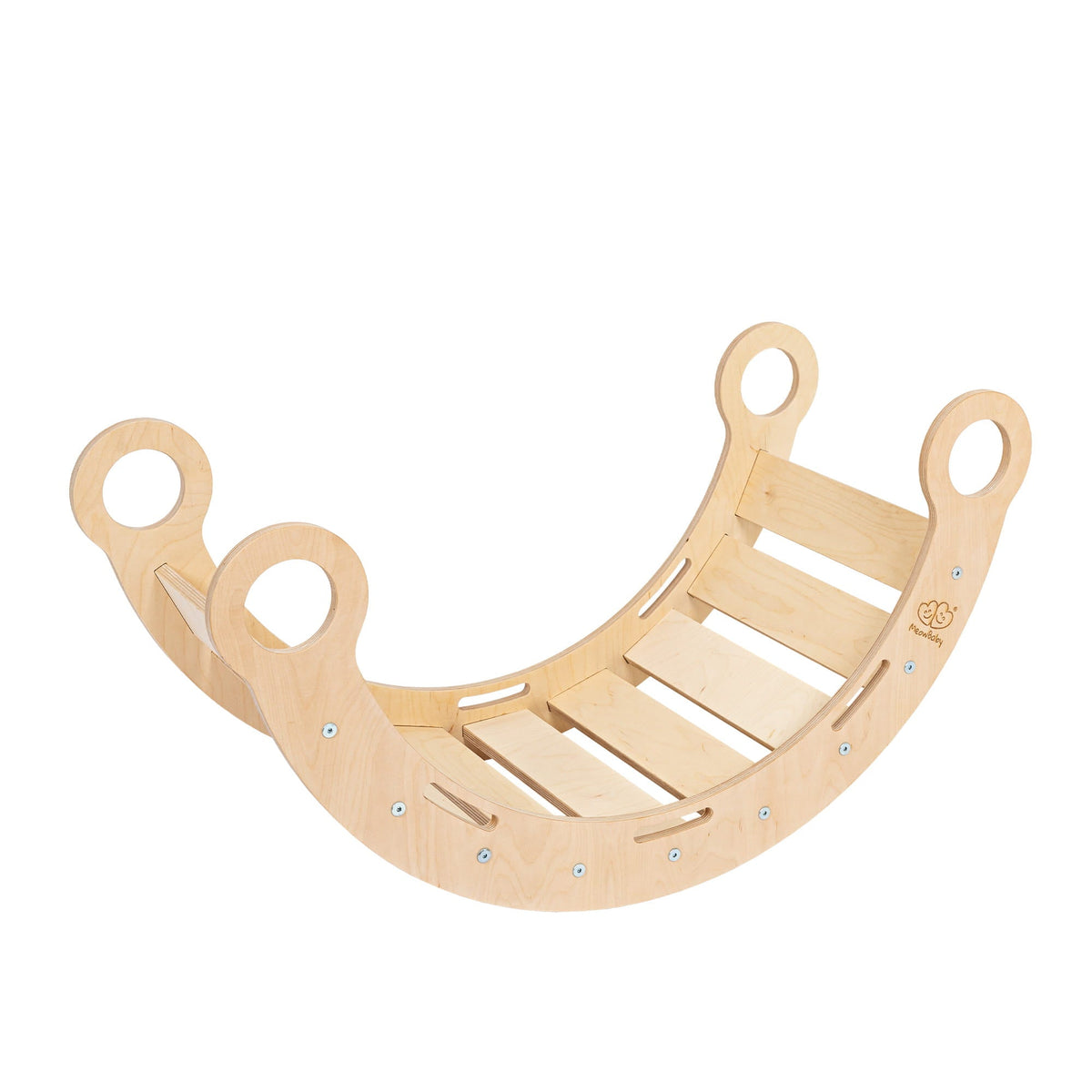 Rocker Natural - Wooden Toddler Indoor Climbing Frame for Kids