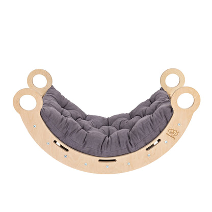 Rocker Natural - Wooden Toddler Indoor Climbing Frame for Kids