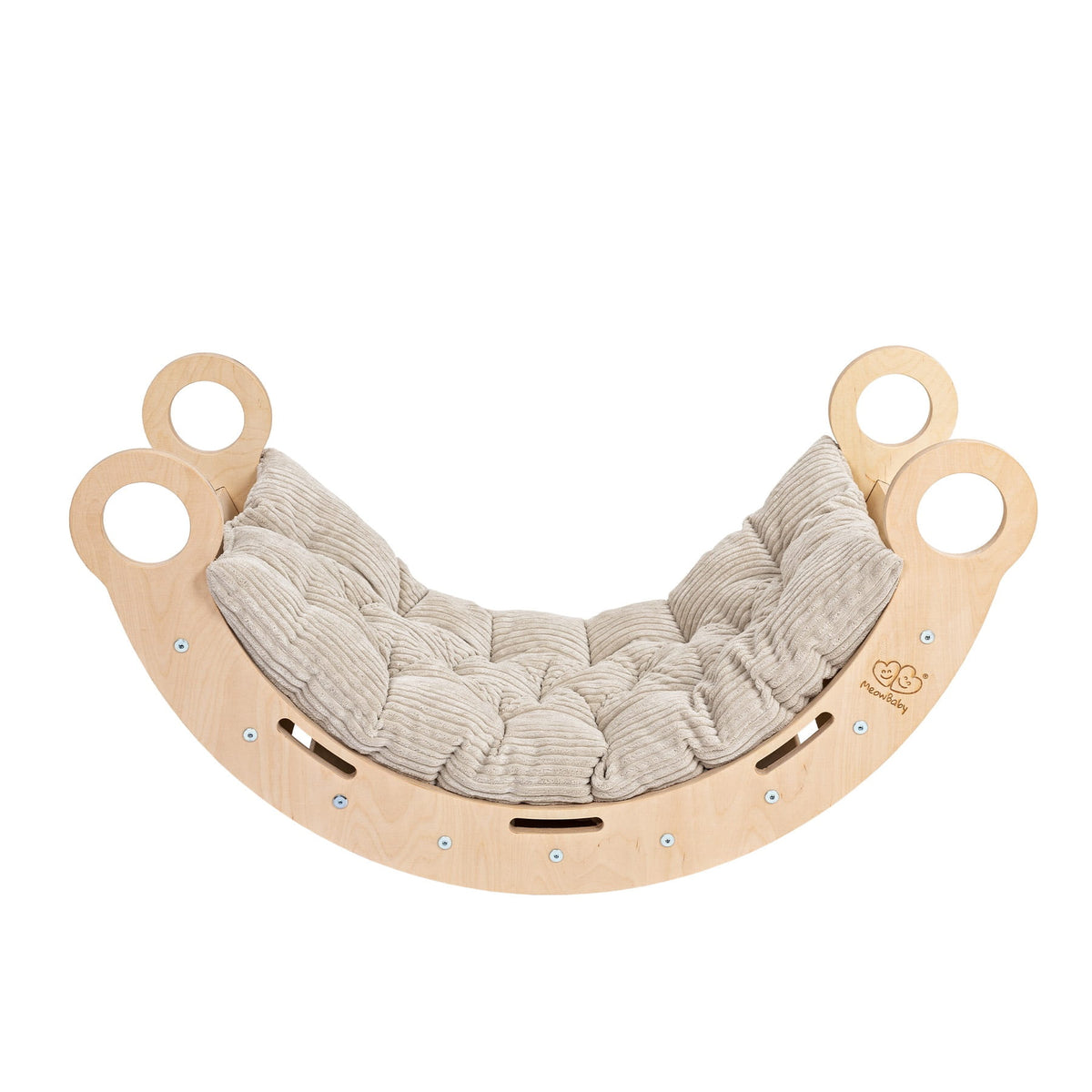 Rocker Natural - Wooden Toddler Indoor Climbing Frame for Kids