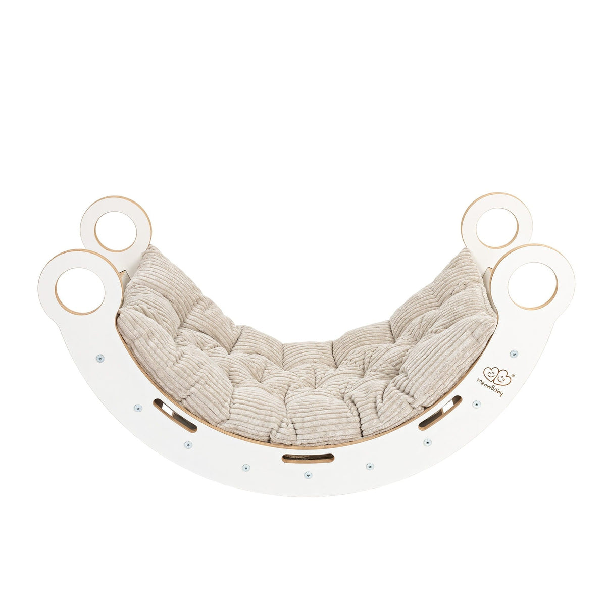 Rocker White - Wooden Toddler Indoor Climbing Frame for Kids