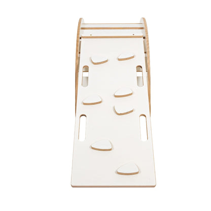 Rocker White - Wooden Toddler Indoor Climbing Frame for Kids
