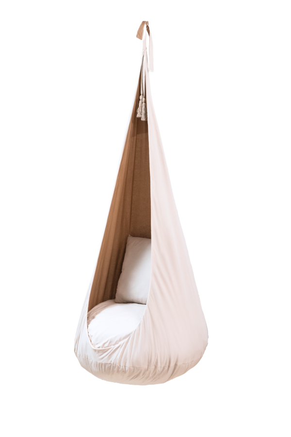 Large Kids Cocoon Swing - Caramel Marshmallow