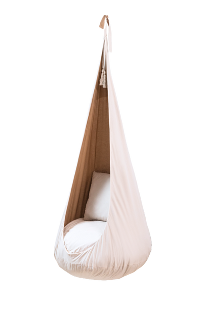 Large Kids Cocoon Swing - Caramel Marshmallow