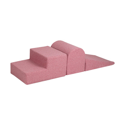 Pink Boucle Soft Play Blocks | Pink Soft Play 3 Elements |