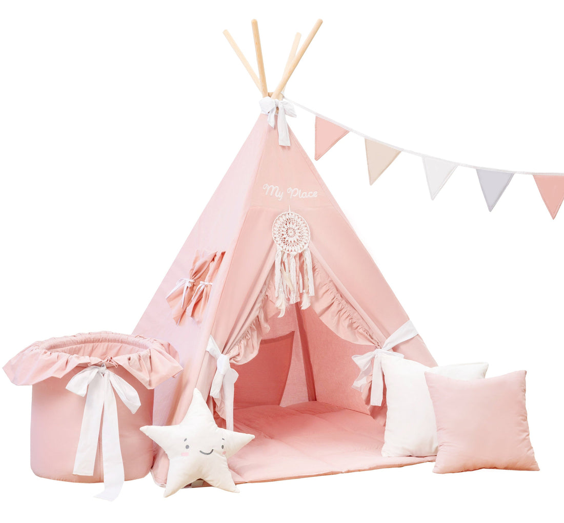 Pink Teepee Tent | Kids Teepee | Teepee Tent for Kids | Kids Teepee Tent |  Teepee Pink | Baby Teepee | Teepees for Girls |  Pink Tent | 