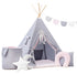 Grey and Pink teepee | Grey Teepee Tent | Grey Tent |  teepee tent for girls |