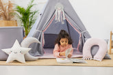 Grey Teepee and Pink teepee | Grey Teepee Tent | Grey Tent |  teepee tent for girls |