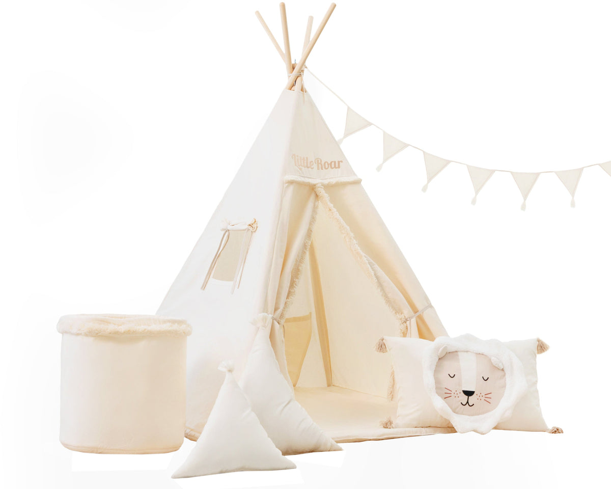Cream Teepee Tent | Kids Teepee | Teepee Tent for Kids | Kids Teepee Tent |  Teepee Cream | Baby Teepee | Teepees for Boys | Teepees for Girls |  Cream Tent | 