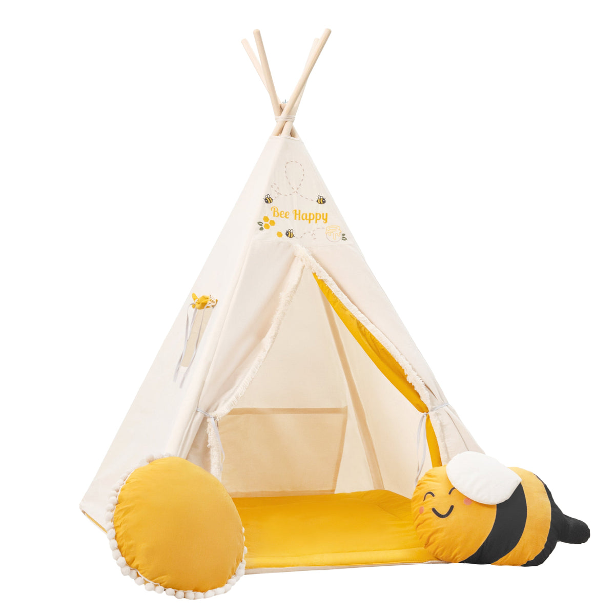 Mustard yellow Teepee Tent | Kids Teepee | Teepee Tent for Kids | Kids Teepee Tent | Yellow Teepee | Baby Teepee | Teepees for Girls | Teepees for Boys | Cream Tent | Teepees for Kids | Teepee | Tipi |