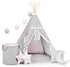 Grey and pink Teepee Tent | Kids Teepee | Teepee Tent for Kids | Kids Teepee Tent | Teepee Grey and pink | Baby Teepee | Teepees for Girls | Teepee | Tent with stars | Teepees for Kids |