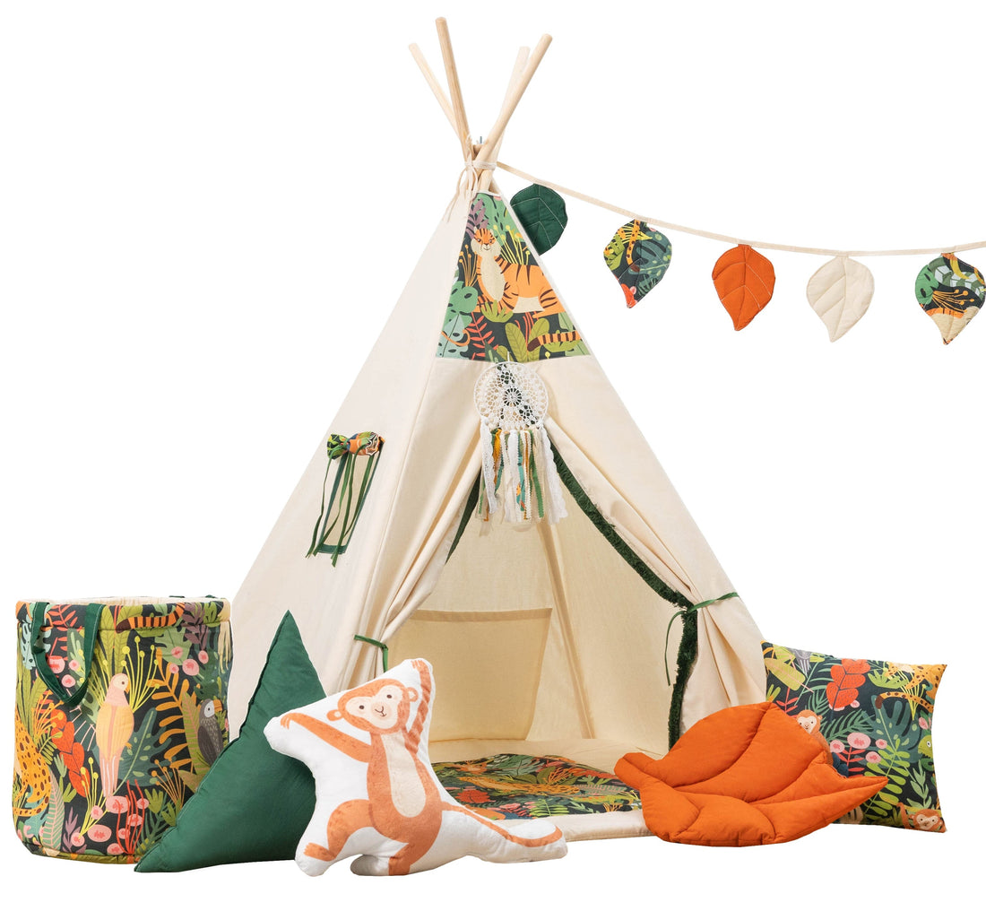 Kids Teepee - Jungle Fun