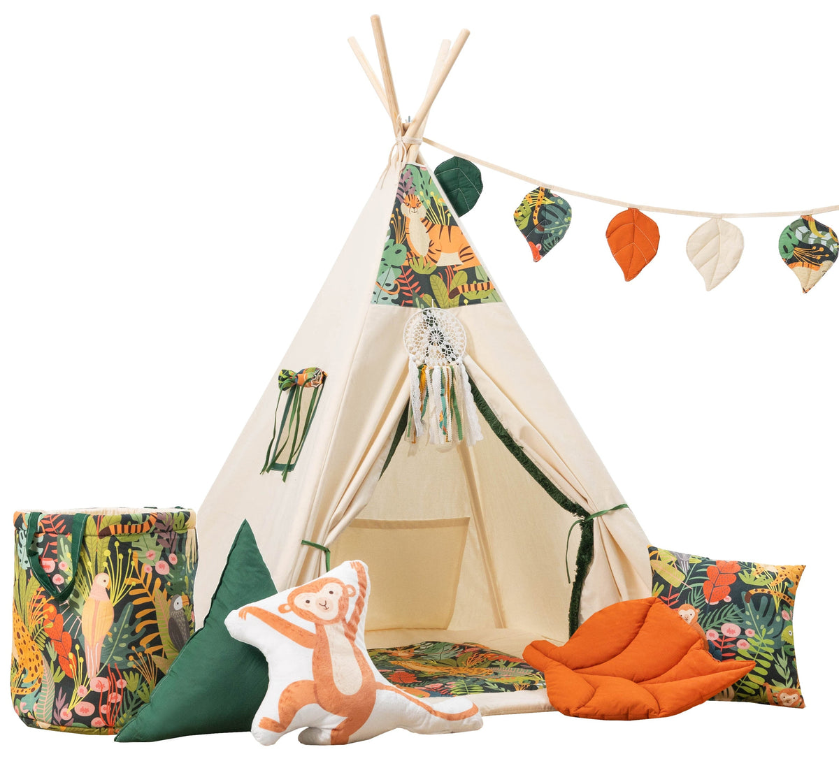 Kids Teepee - Jungle Fun