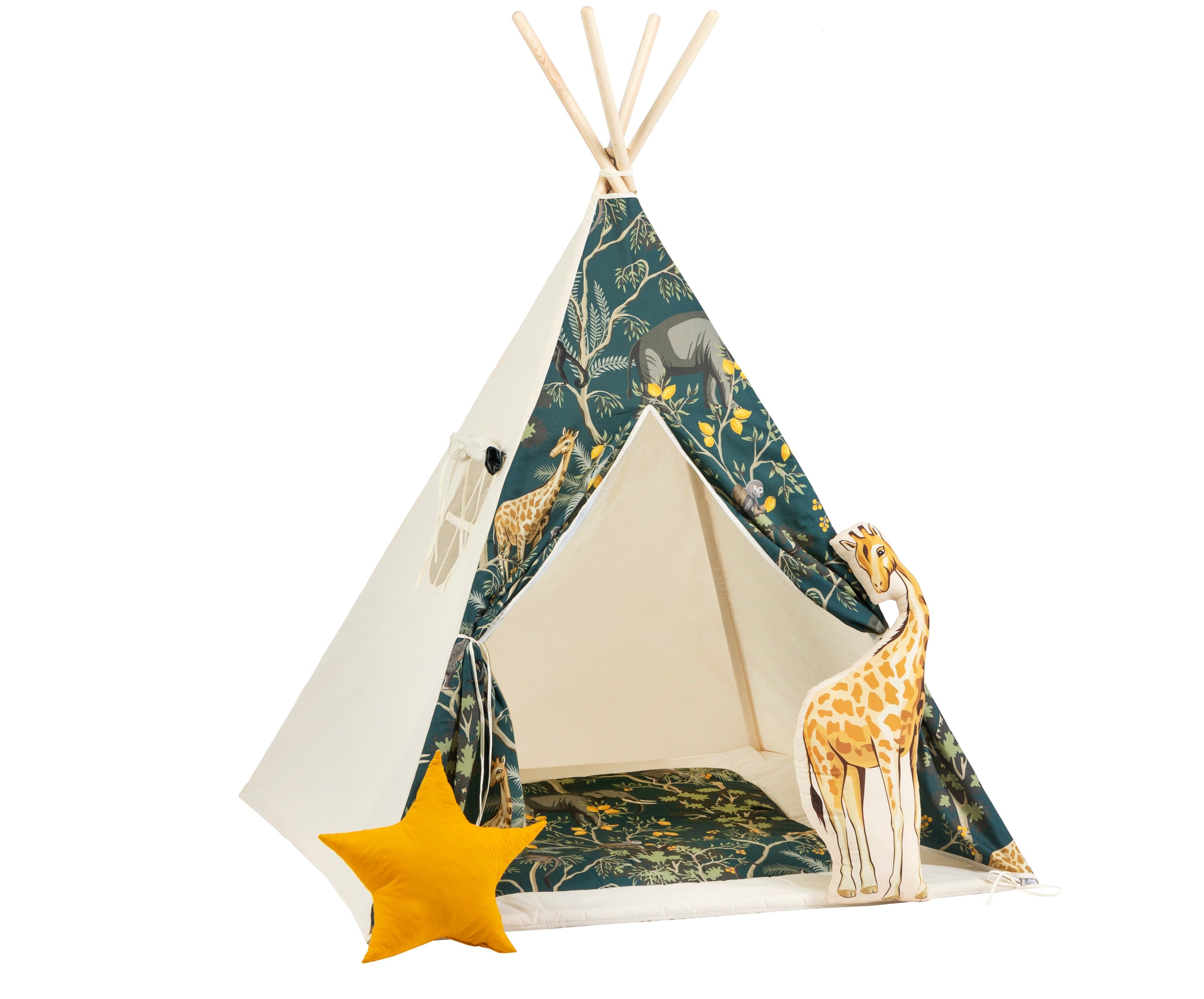 Kids Teepee Tent - Safari