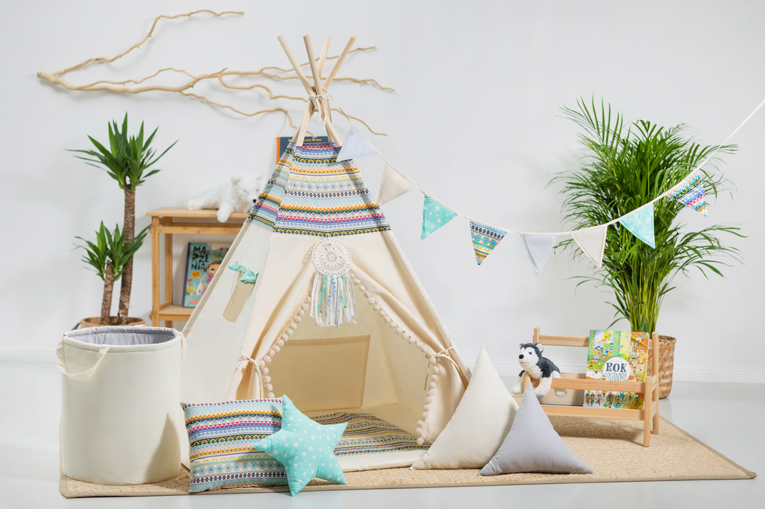 Kids Tipi Tent - Indian Adventure