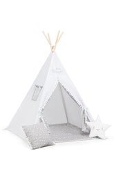 Grey Teepee Tent | Teepee Grey | Kids Teepee | Teepee Tent for Kids | Baby Teepee Tent | Grey Tent | Kids Teepee Tent | Teepee Tent for Boys | Teepee Tent for Girls |  