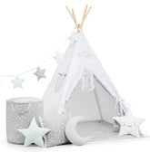 Grey Teepee Tent | Teepee Grey | Kids Teepee | Teepee Tent for Kids | Baby Teepee Tent | Grey Tent | Kids Teepee Tent | Teepee Tent for Boys | Teepee Tent for Girls | 