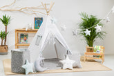 Grey Teepee Tent | Teepee Grey | Kids Teepee | Teepee Tent for Kids | Baby Teepee Tent | Grey Tent | Kids Teepee Tent | Teepee Tent for Boys | Teepee Tent for Girls |  
