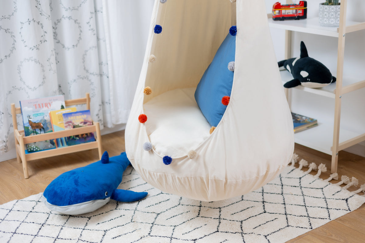 Kids Cocoon Swing - Happy PomPoms