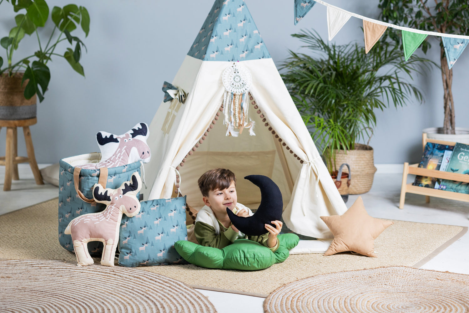 Kids Teepee Tent - Deers