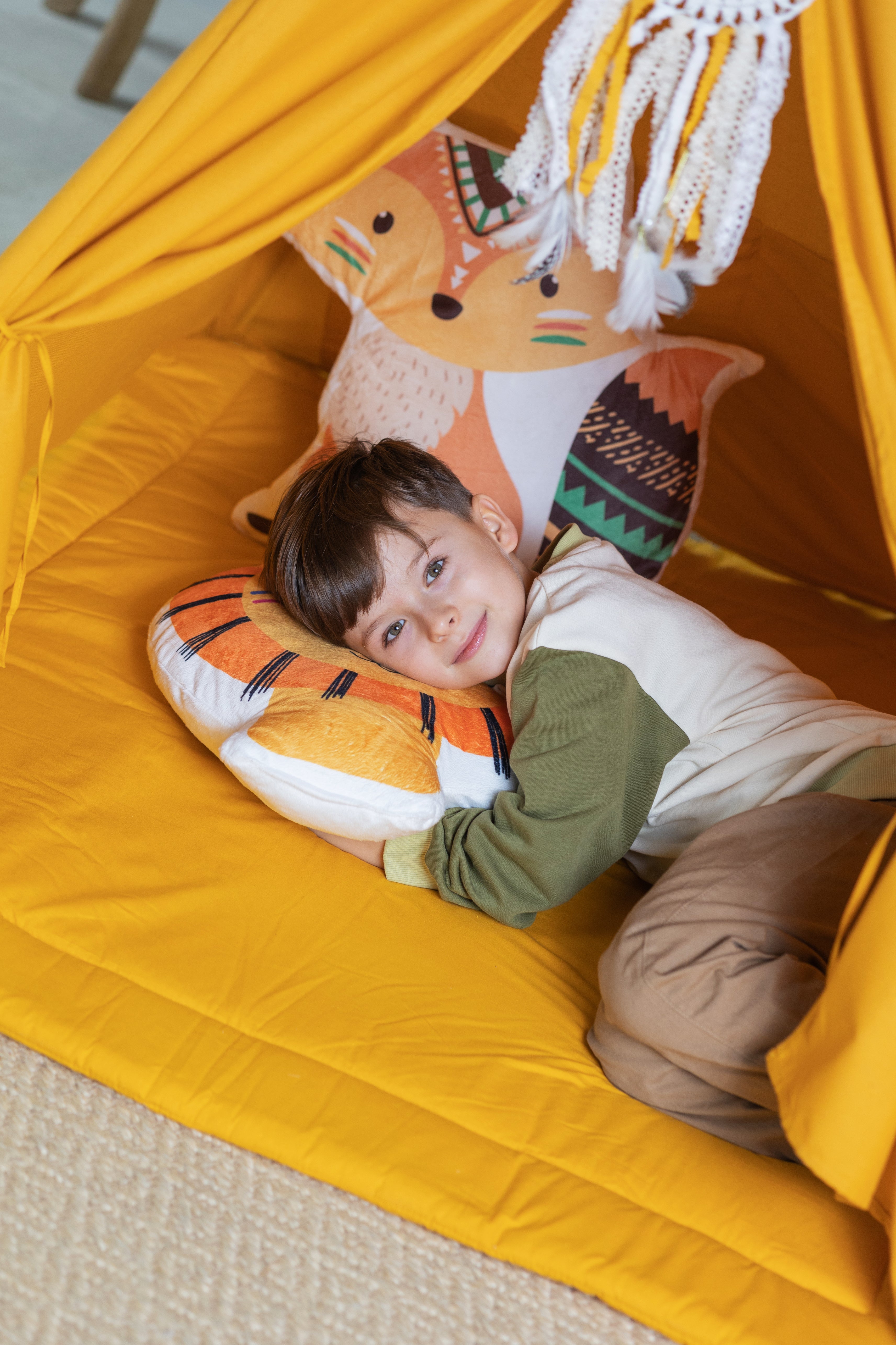 Kids Teepee - Orange Den