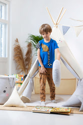 Cream and Grey Teepee Tent | Teepee Cream | Kids Teepee | Teepee Tent for Kids | Baby Teepee Tent | Cream Tent | Kids Teepee Tent | Teepee Tent for Boys | Teepee Tent for Girls | Teepee |