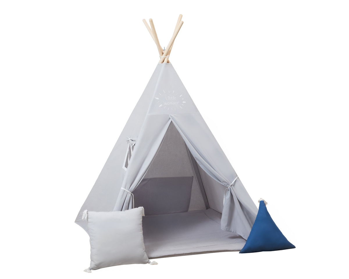 Grey/Blue Teepee Tent | Kids Teepee | Teepee Tent for Kids | Kids Teepee Tent | Grey/blue Teepee | Baby Teepee | Teepees for Girls | Teepees for Boys | Grey/blue teepees for Kids | Teepee | Tipi |