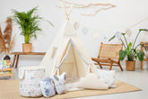 Kids Teepee | Teepee Tent for Kids | Grey & Cream Teepee Tent | Teepee Cream | Cream Teepee | Baby Teepee | Kids Teepee Tent | Teepees for Boys | Teepees for Girls |