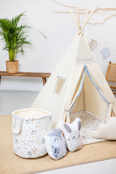 Kids Teepee | Teepee Tent for Kids | Grey & Cream Teepee Tent | Teepee Cream | Cream Teepee | Baby Teepee | Kids Teepee Tent | Teepees for Boys | Teepees for Girls |