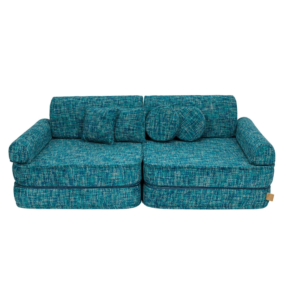 Kids Play Sofa | Meowbaby Tangle Play Sofa for Kids - Lagoon Blue