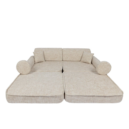 Meowbaby Tangle Kids Play Sofa - Modular Play Couch | 8 Pieces