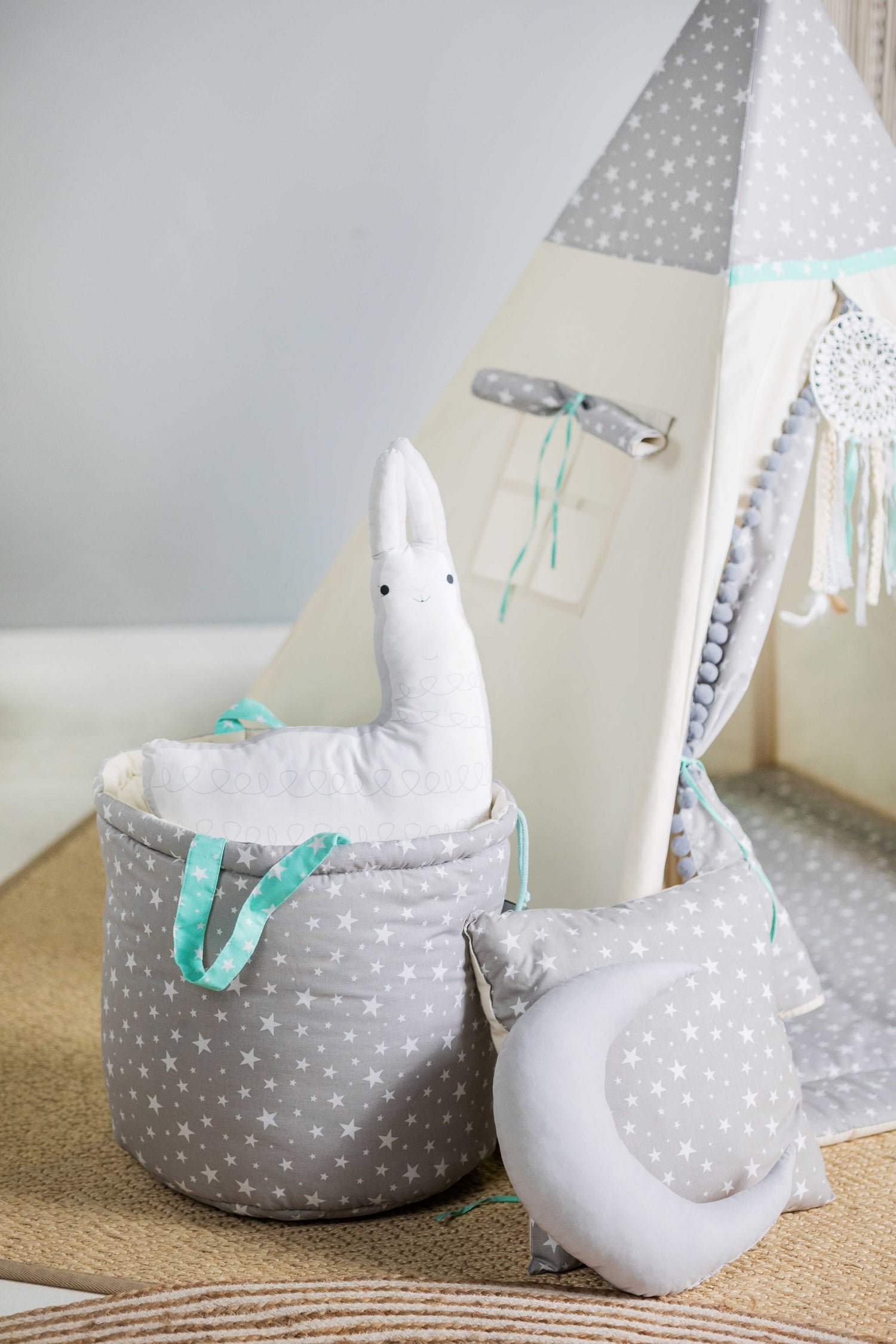 Kids Tent - Mint Star Pearl