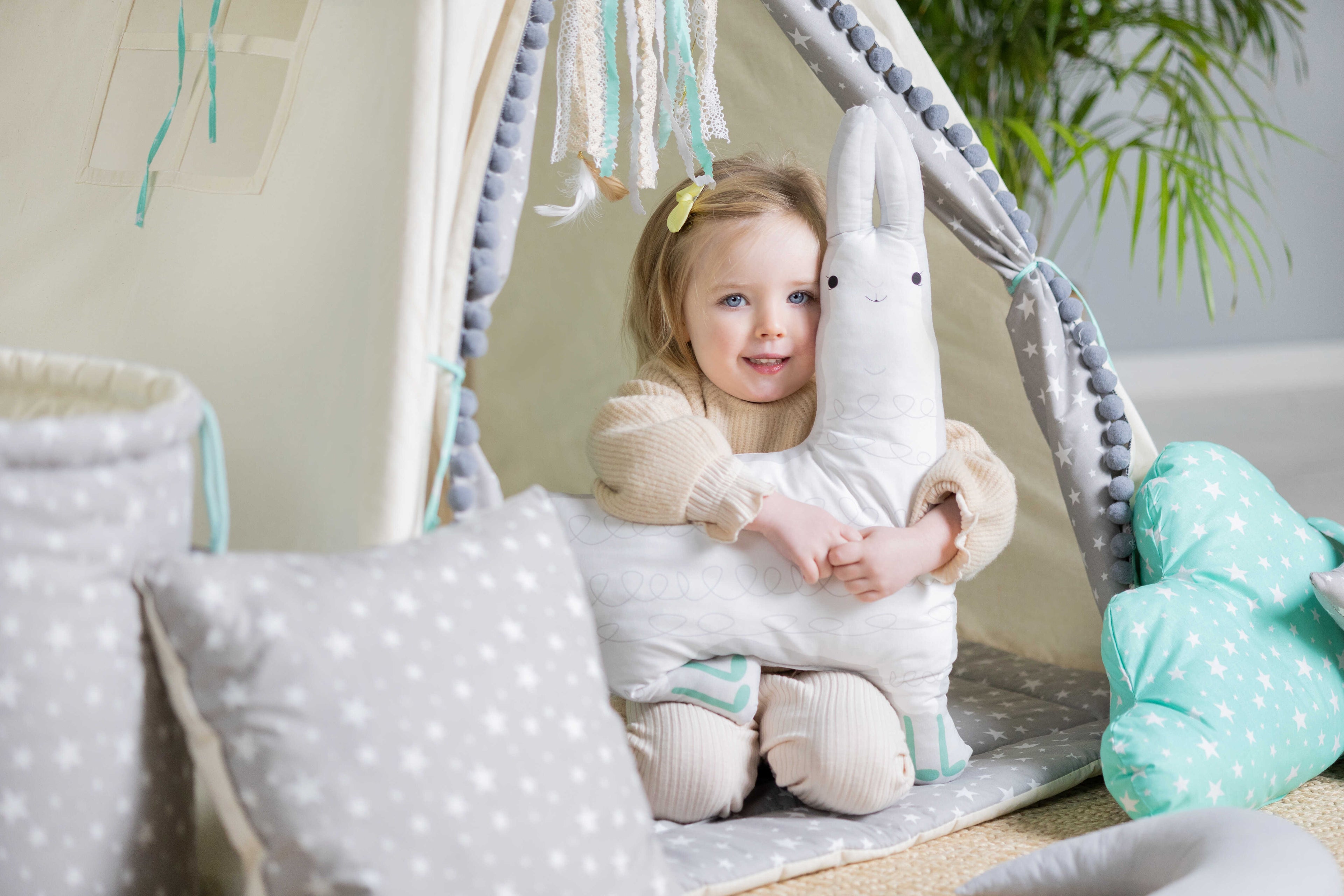 Kids Tent - Mint Star Pearl