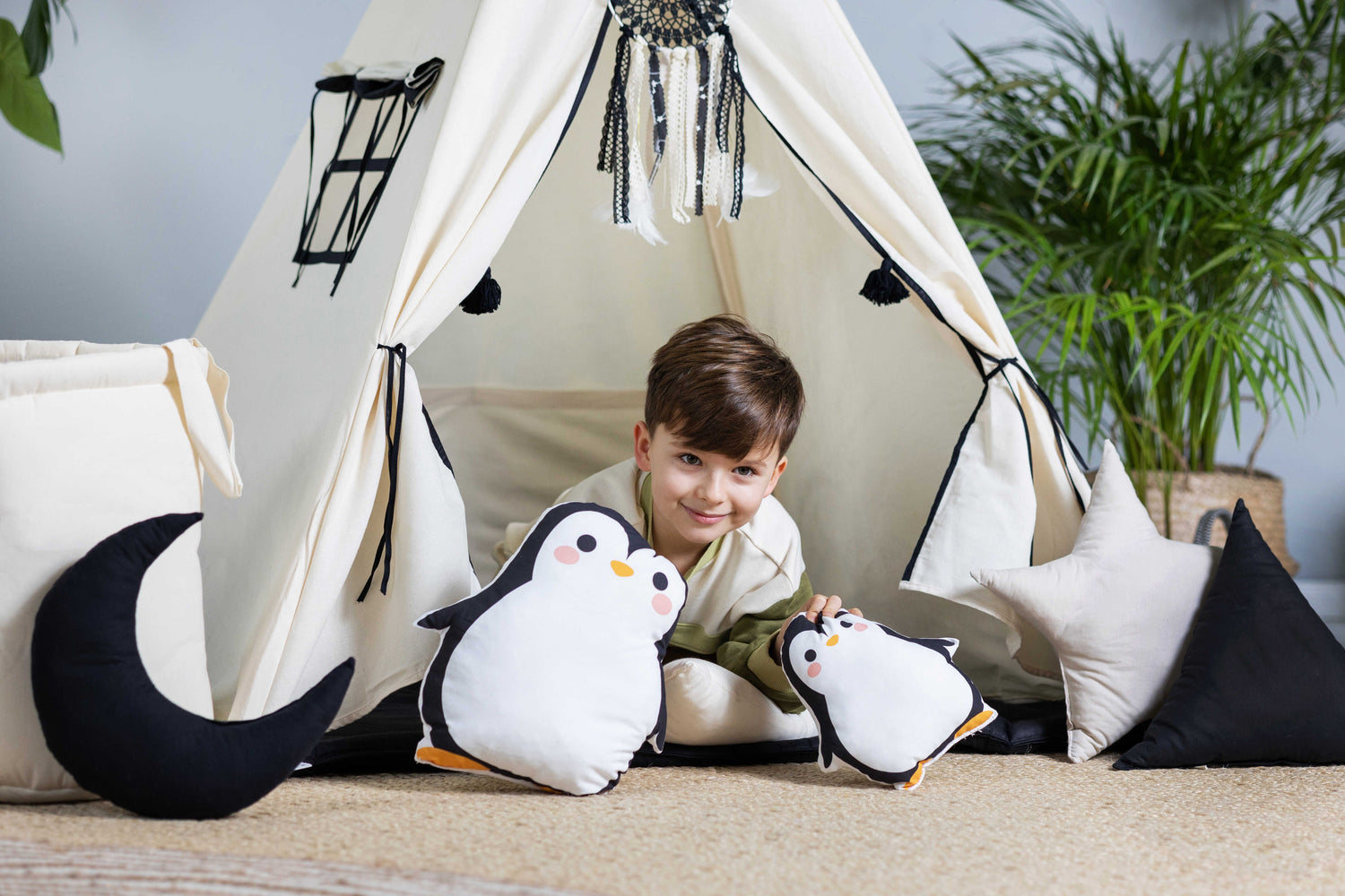 Cream Teepee Tent | Teepee Cream | Kids Teepee | Teepee Tent for Kids | Teepee Tent for Babies &amp; Toddlers | Cream Tent | Kids Teepee Tent | Teepee Tent for Boys &amp; Girls | 