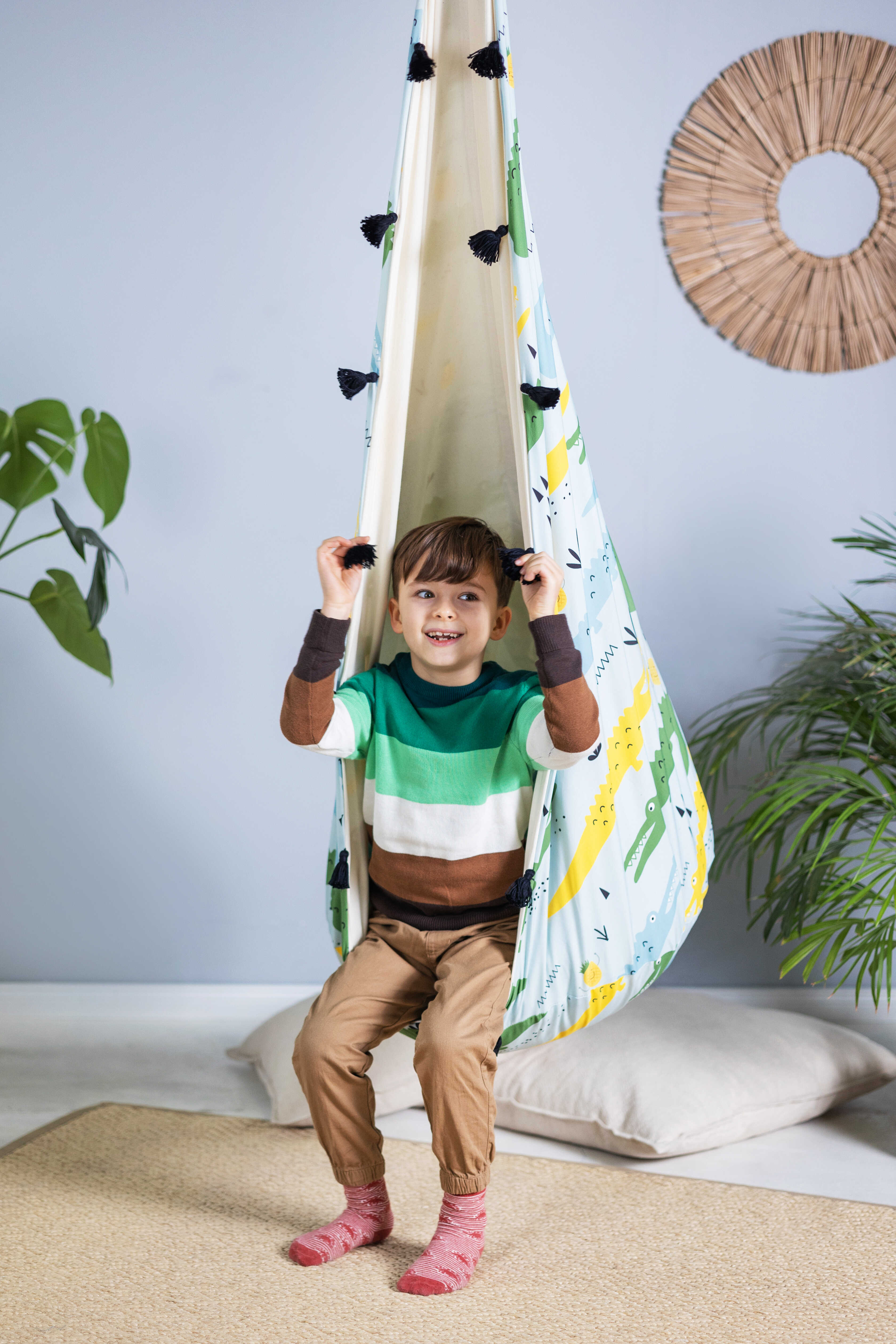 Kids Cocoon Swing - Crocodiles