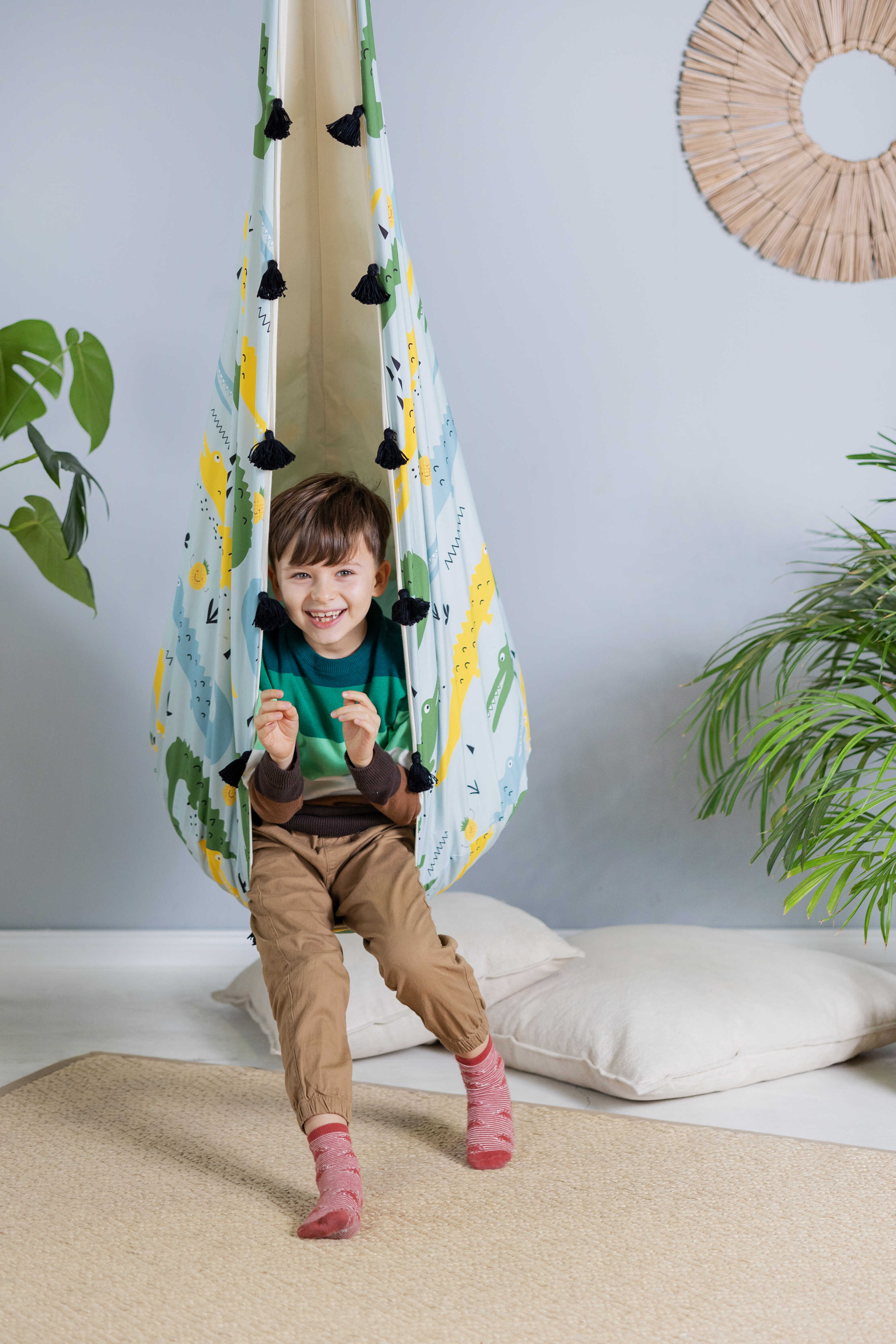 Kids Cocoon Swing - Crocodiles