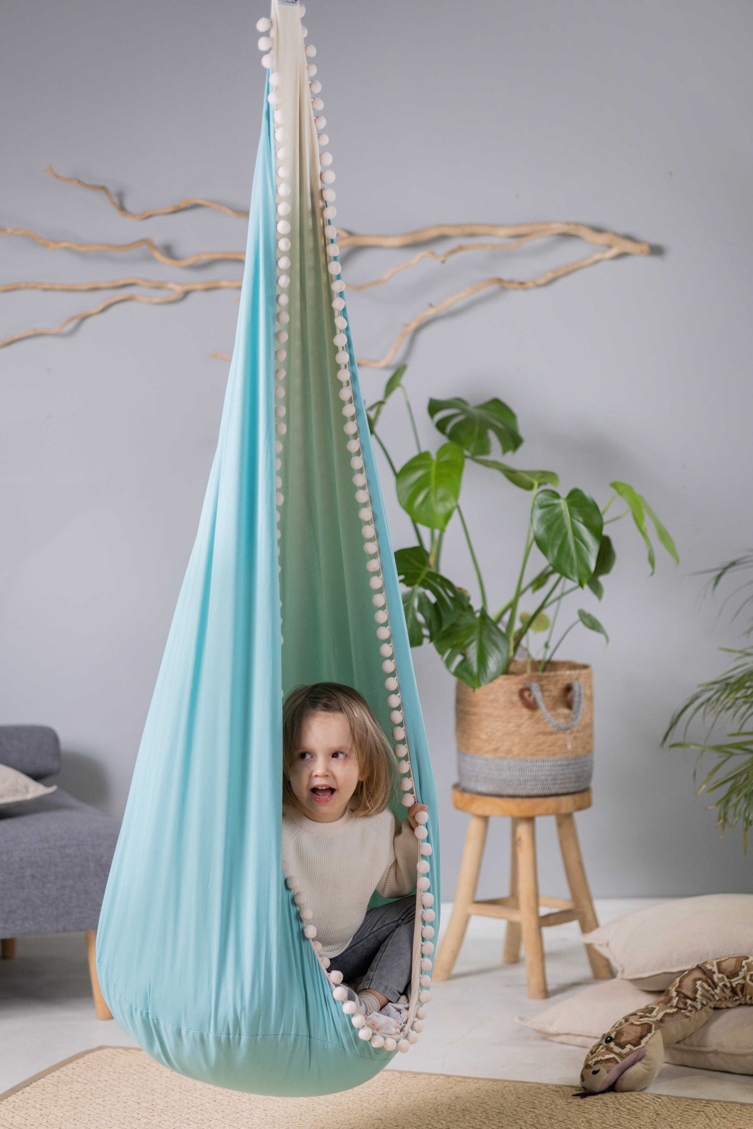 | cocoon swing | kids cocoon swing | hanging cocoon swings | indoor swing | kids hanging chair swing | cocoon swing for kids | cocoon swing kids UK | Sensory Swing UK |